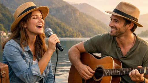 Zu sehen ist das Beitragsbild 1 zum Beitrag mit dem Thema: Harmonie im Gepäck: Warum Gesang und Gitarre Ihre nächste Reise veredeln